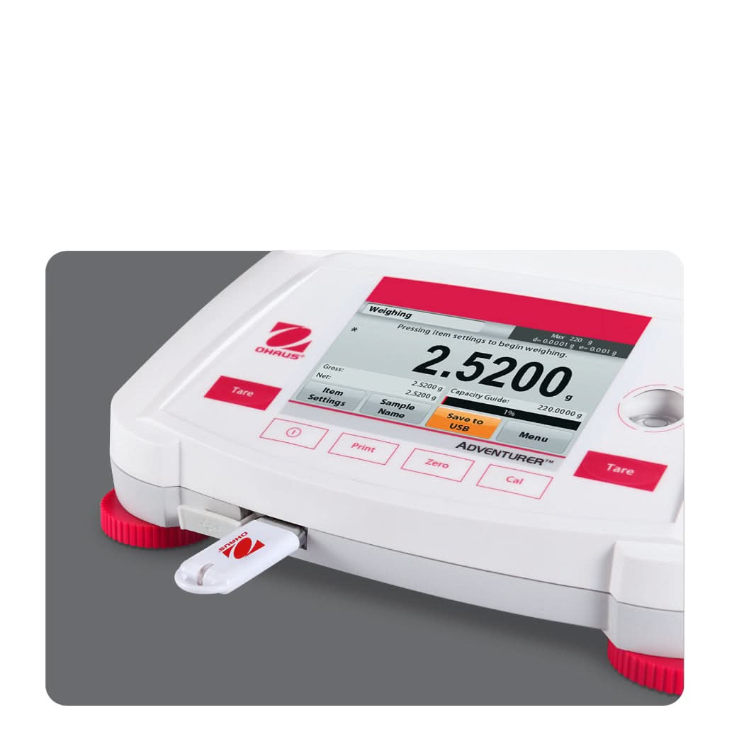 OHAUS AX423N Adventurer Precision Balance, 420g Capacity, 0.001g Readability, AutoCal, NTEP Certified - AX423N - Precision Balances - Ohaus - Weighcore
