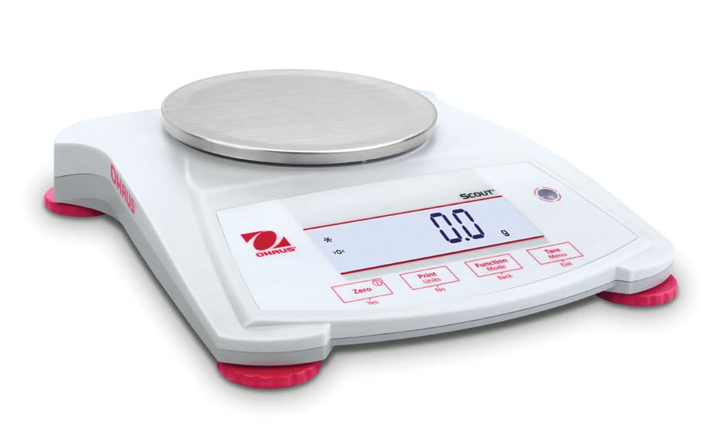OHAUS SPX421 AM Scout Portable Balance, 420 g Capacity, 0.1 g Readability - SPX421 AM - Portable Balances - Ohaus - Weighcore