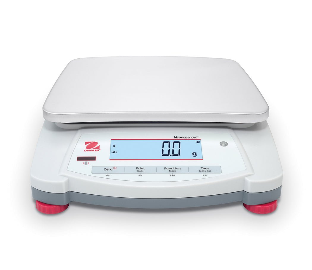 OHAUS NVT6201 AM Navigator Portable Balance, 6200g Capacity, 0.1g Readability, USB Connectivity - NVT6201 AM - Portable Balances - Ohaus - Weighcore