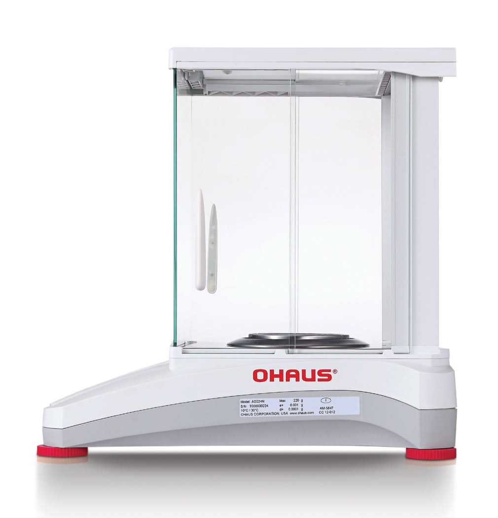 OHAUS AX124 Adventurer Analytical Balance, 120g Capacity, 0.1mg Readability, AutoCal, GLP/GMP - AX124 - Analytical Balances - Ohaus - Weighcore