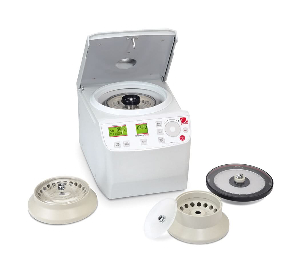OHAUS FC5513+R02 Frontier 5000 Micro Centrifuge, 24 x 1.5/2.0 ml Capacity, High - Speed, LCD Display - FC5513+R02 - Centrifuges - Ohaus - Weighcore
