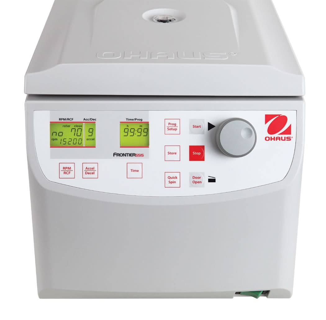 OHAUS FC5515 Frontier 5000 Micro Centrifuge, 44 x 1.5/2.0 ml or 12 x 5 ml Capacity, High - Speed - FC5515 - Centrifuges - Ohaus - Weighcore
