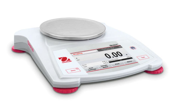 OHAUS STX222 AM Scout Portable Balance, 220 g Capacity, 0.01 g Readability, Touchscreen