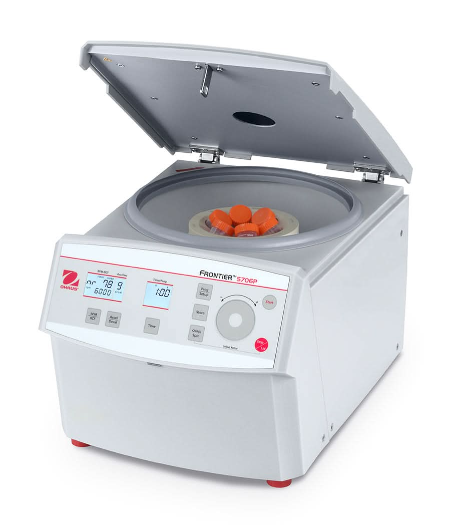 OHAUS FC5706P+R78 Frontier 5000 Multi Centrifuge, 6 x 50 ml Capacity, Rotor R78, LCD Display - FC5706P+R78 - Centrifuges - Ohaus - Weighcore