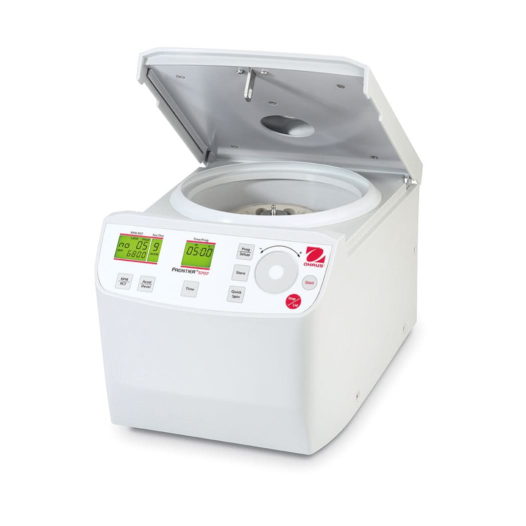 OHAUS FC5707+R05 Frontier 5000 Multi Centrifuge, 8 x 15 ml Capacity, General Purpose, LCD Display - FC5707+R05 - Centrifuges - Ohaus - Weighcore