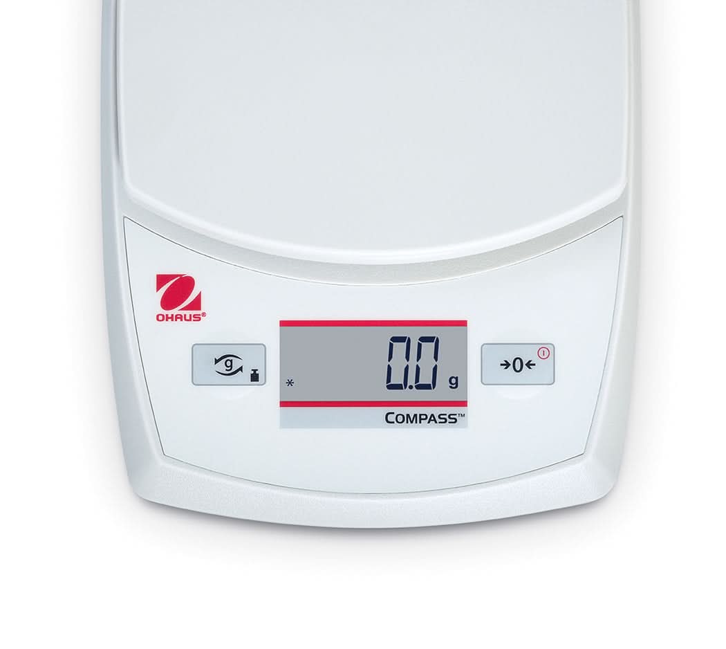 OHAUS CR5200 Compass CR Portable Balance, 5200g Capacity, 1g Readability, Stackable Slim Design - CR5200 - Portable Balances - Ohaus - Weighcore