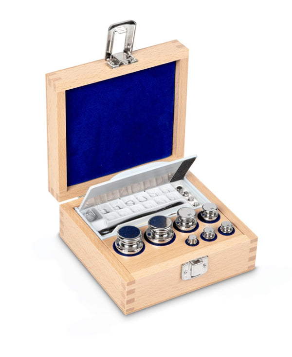 KERN & SOHN 303-04 OIML E1, 1 mg - 200 g, Weight Set, in wooden case