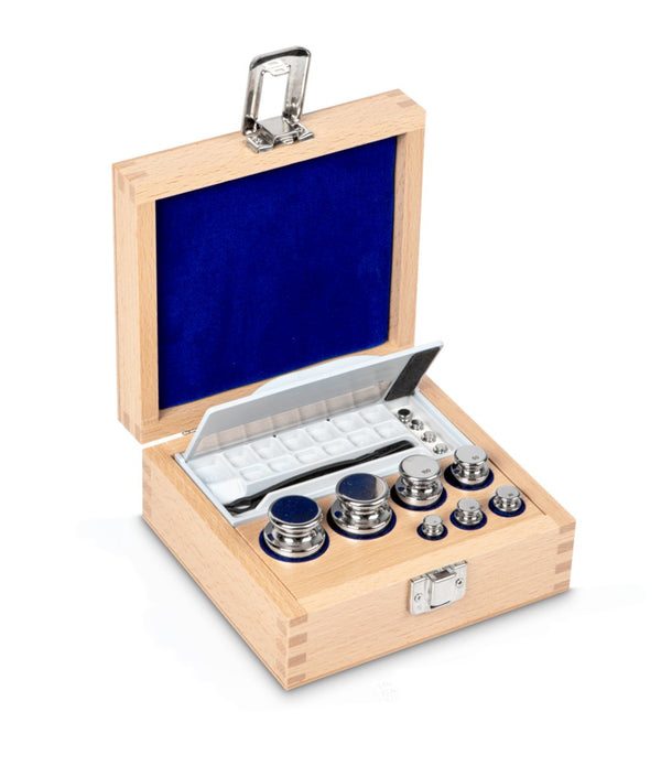 KERN & SOHN 304-04 OIML E1, 1 g - 200 g, Weight Set, in wooden case