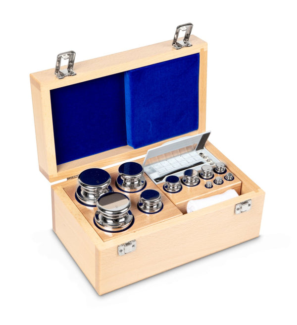 KERN & SOHN 304-07 OIML E1, 1 g - 2 kg, Weight Set, in wooden case