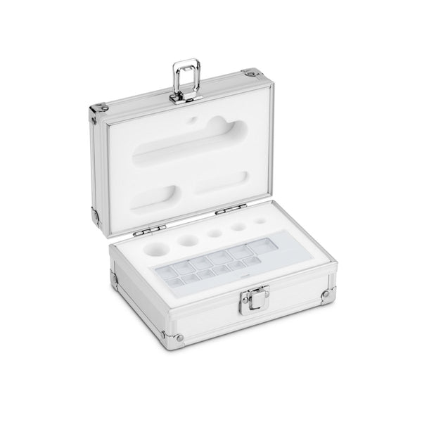 KERN & SOHN 313-030-600 Aluminium protective boxes, for nominal values 1 mg - 100 g, for classes E1 - M1, for design Cylindrical/compact, Cases & Security