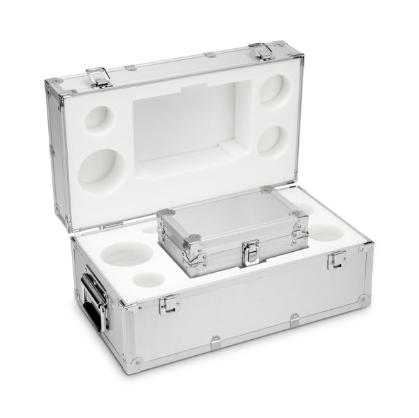 KERN & SOHN 314-080-600 Aluminium protective boxes, for nominal values 1 g - 5 kg, for classes E1 - M2, for design Cylindrical/compact, Cases & Security