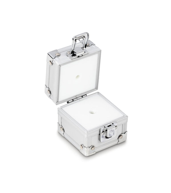 KERN & SOHN 317-030-600 Aluminium protective boxes, for nominal values 5 g, for classes E1 - M3, for design Cylindrical/compact, Cases & Security