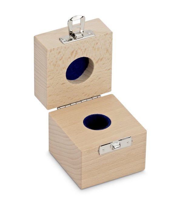KERN & SOHN 317-060-100 Wooden boxes, for nominal values 50 g, for classes E1+E2+F1, for design Cylindrical/compact, Cases & Security