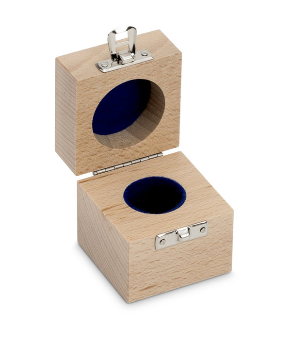 KERN & SOHN 317-080-100 Wooden boxes, for nominal values 200 g, for classes E1+E2+F1, for design Cylindrical/compact, Cases & Security