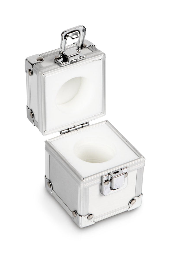 KERN & SOHN 317-090-600 Aluminium protective boxes, for nominal values 500 g, for classes E1 - M3, for design Cylindrical/compact, Cases & Security
