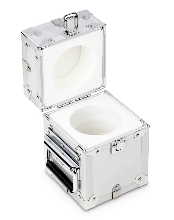 KERN & SOHN 317-130-600 Aluminium protective boxes, for nominal values 5 kg, for classes E1 - M3, for design Cylindrical/compact, Cases & Security