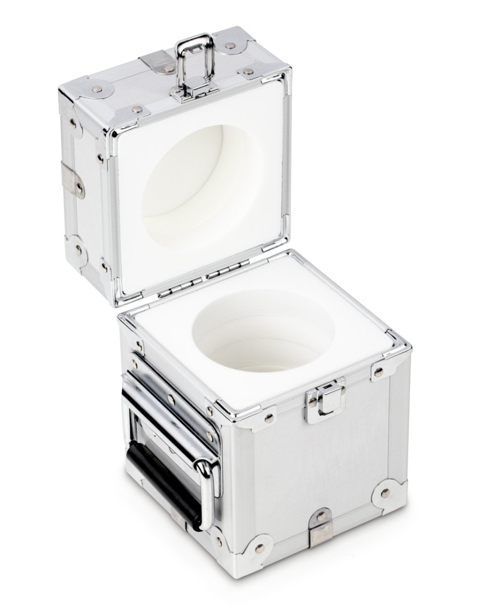 KERN & SOHN 317-130-600 Aluminium protective boxes, for nominal values 5 kg, for classes E1 - M3, for design Cylindrical/compact, Cases & Security - 317-130-600 - Accessories - KERN & SOHN - Weighcore