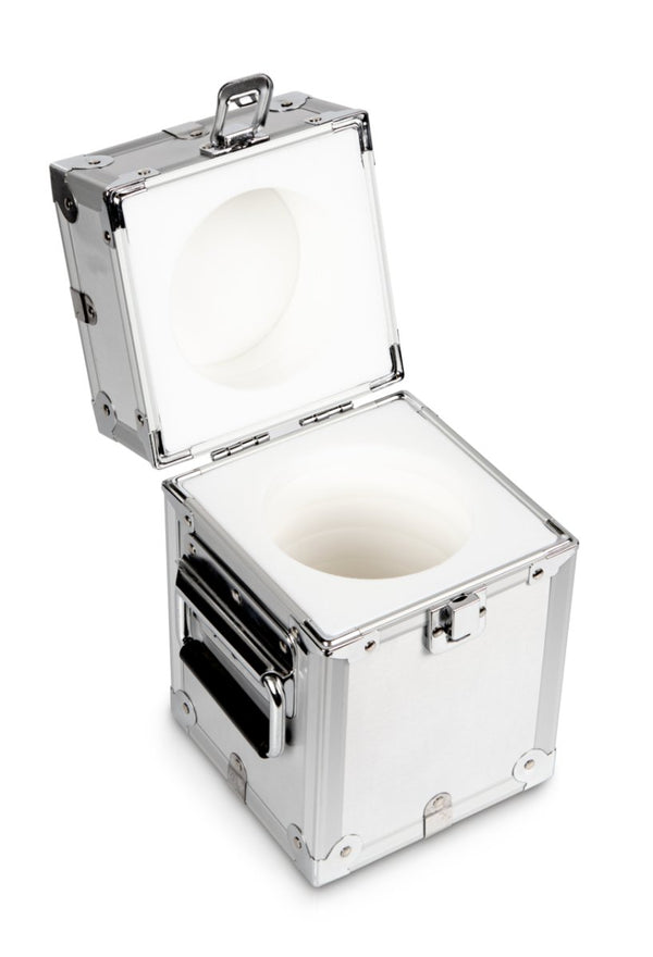 KERN & SOHN 317-140-600 Aluminium protective boxes, for nominal values 10 kg, for classes E1 - M3, for design Cylindrical/compact, Cases & Security