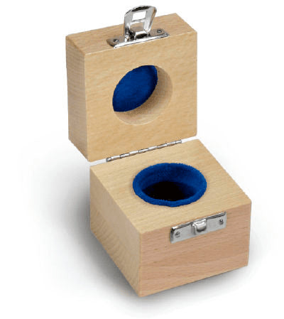 KERN & SOHN 317-160-100 Wooden boxes, for nominal values 50 kg, for classes E1+E2+F1, for design Cylindrical/compact, Cases & Security