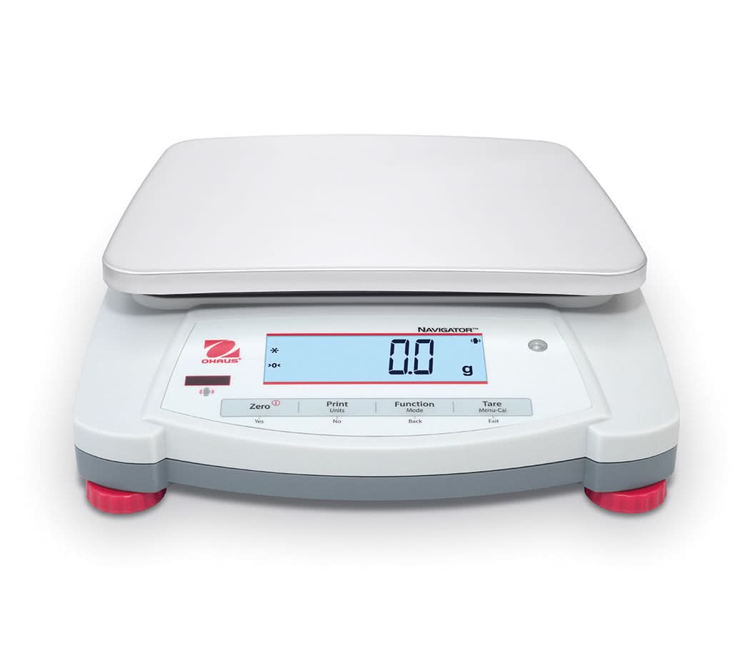 OHAUS NVT2200 AM Navigator Portable Balance, 2200g Capacity, 1g Readability, USB Connectivity - NVT2200 AM - Portable Balances - Ohaus - Weighcore