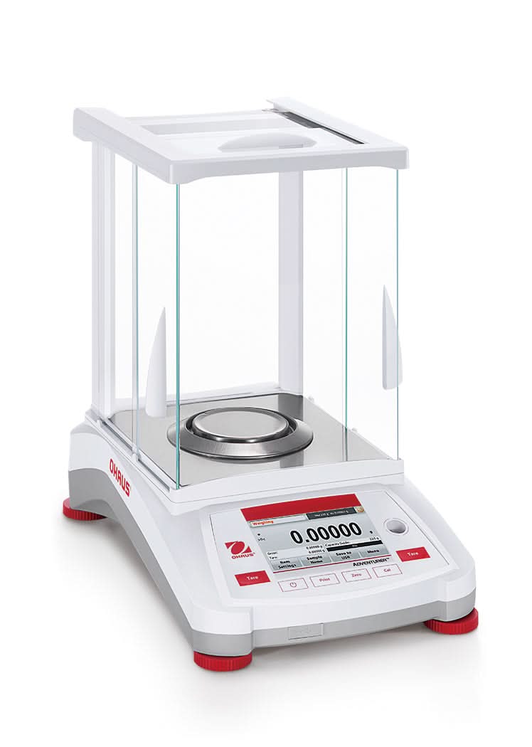 OHAUS AX225D Adventurer Semi - Micro Balance, 102g/220g Capacity, 0.01mg/0.1mg Readability, AutoCal - AX225D - Semi - Micro Balances - Ohaus - Weighcore