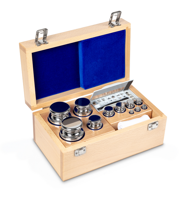 KERN & SOHN 323-07 OIML F1, 1 mg - 2 kg, Weight Set, in wooden case