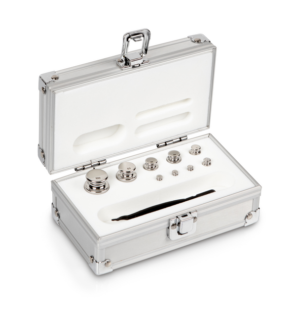 KERN & SOHN 324-036 OIML F1, 1 g - 100 g, Weight Set, in aluminium case
