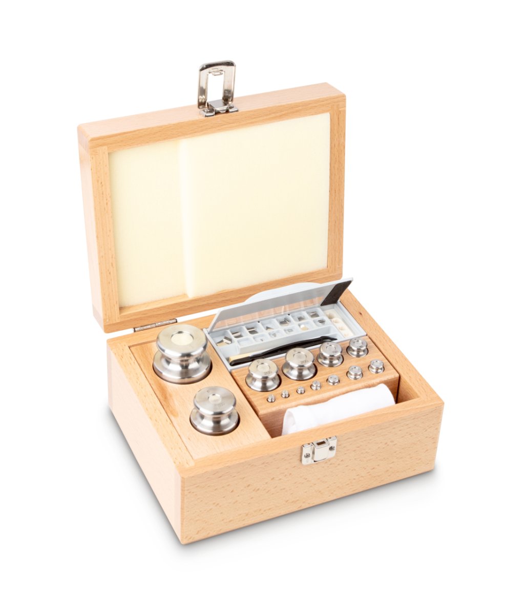 KERN & SOHN 333-06 OIML F2, 1 mg - 1 kg, Weight Set, in wooden case - 333-06 - Weights - KERN & SOHN - Weighcore