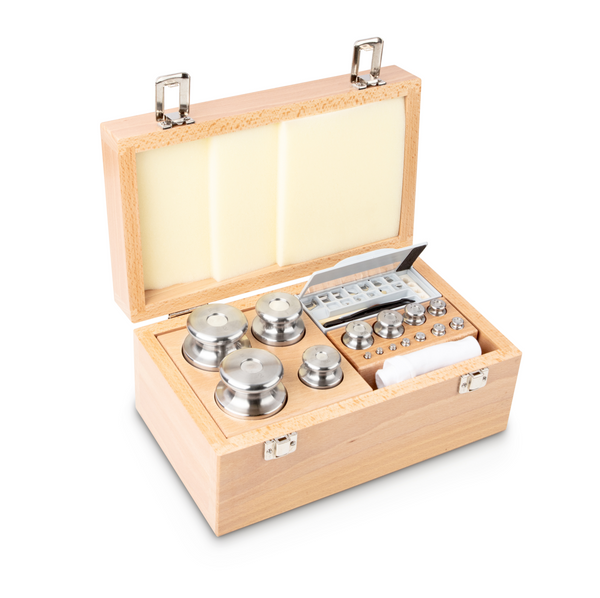 KERN & SOHN 333-07 OIML F2, 1 mg - 2 kg, Weight Set, in wooden case