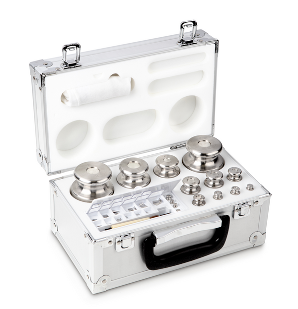 KERN & SOHN 333-076 OIML F2, 1 mg - 2 kg, Weight Set, in aluminium case