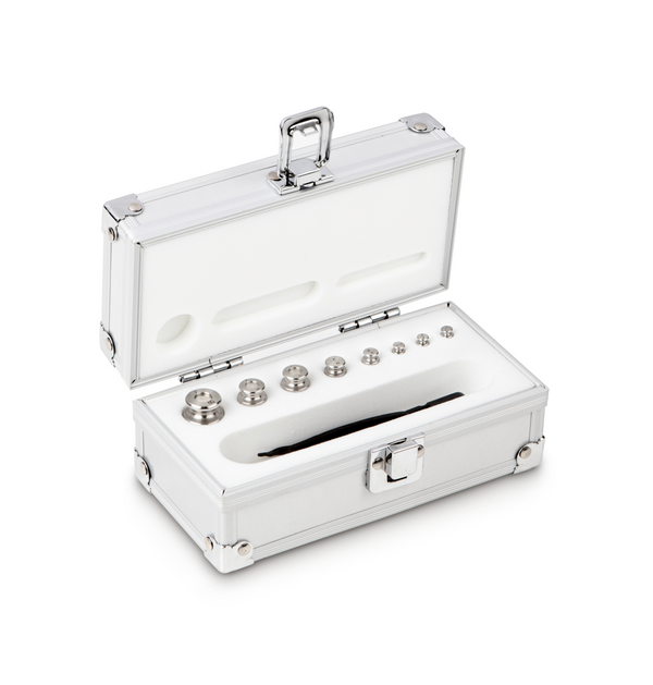 KERN & SOHN 334-026 OIML F2, 1 g - 50 g, Weight Set, in aluminium case