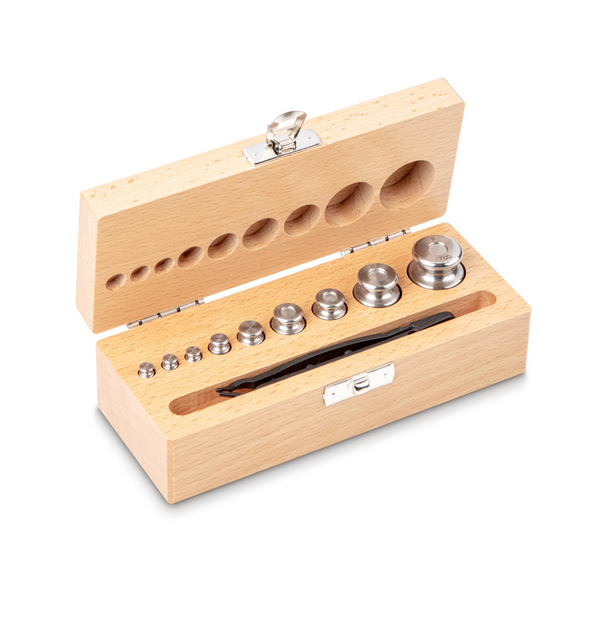 KERN & SOHN 334-03 OIML F2, 1 g - 100 g, Weight Set, in wooden case