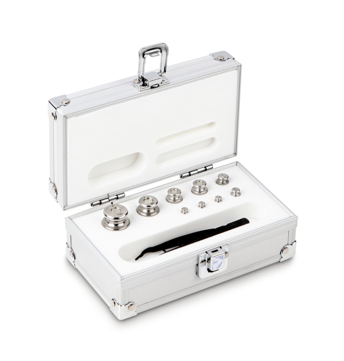 KERN & SOHN 334-036 OIML F2, 1 g - 100 g, Weight Set, in aluminium case - 334-036 - Weights - KERN & SOHN - Weighcore