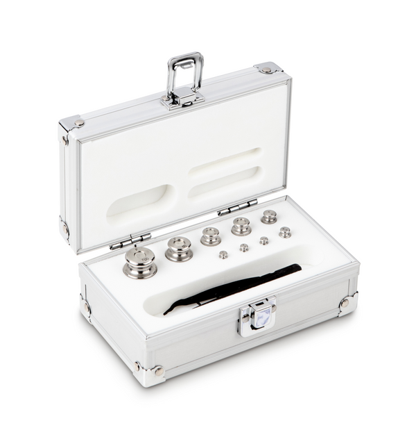 KERN & SOHN 334-036 OIML F2, 1 g - 100 g, Weight Set, in aluminium case