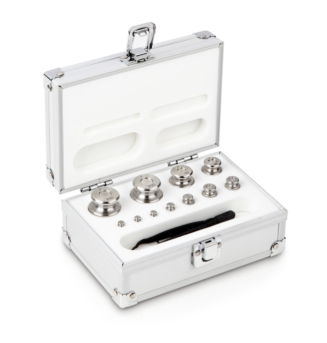 KERN & SOHN 334-046 OIML F2, 1 g - 200 g, Weight Set, in aluminium case - 334-046 - Weights - KERN & SOHN - Weighcore
