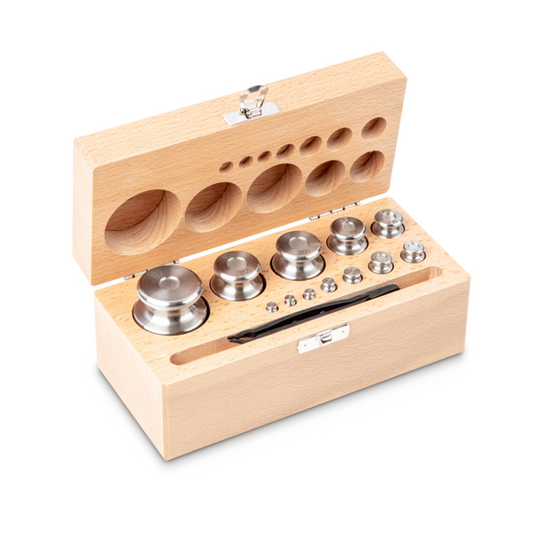 KERN & SOHN 334-05 OIML F2, 1 g - 500 g, Weight Set, in wooden case