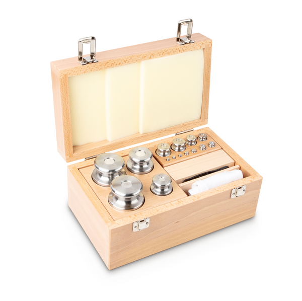 KERN & SOHN 334-07 OIML F2, 1 g - 2 kg, Weight Set, in wooden case