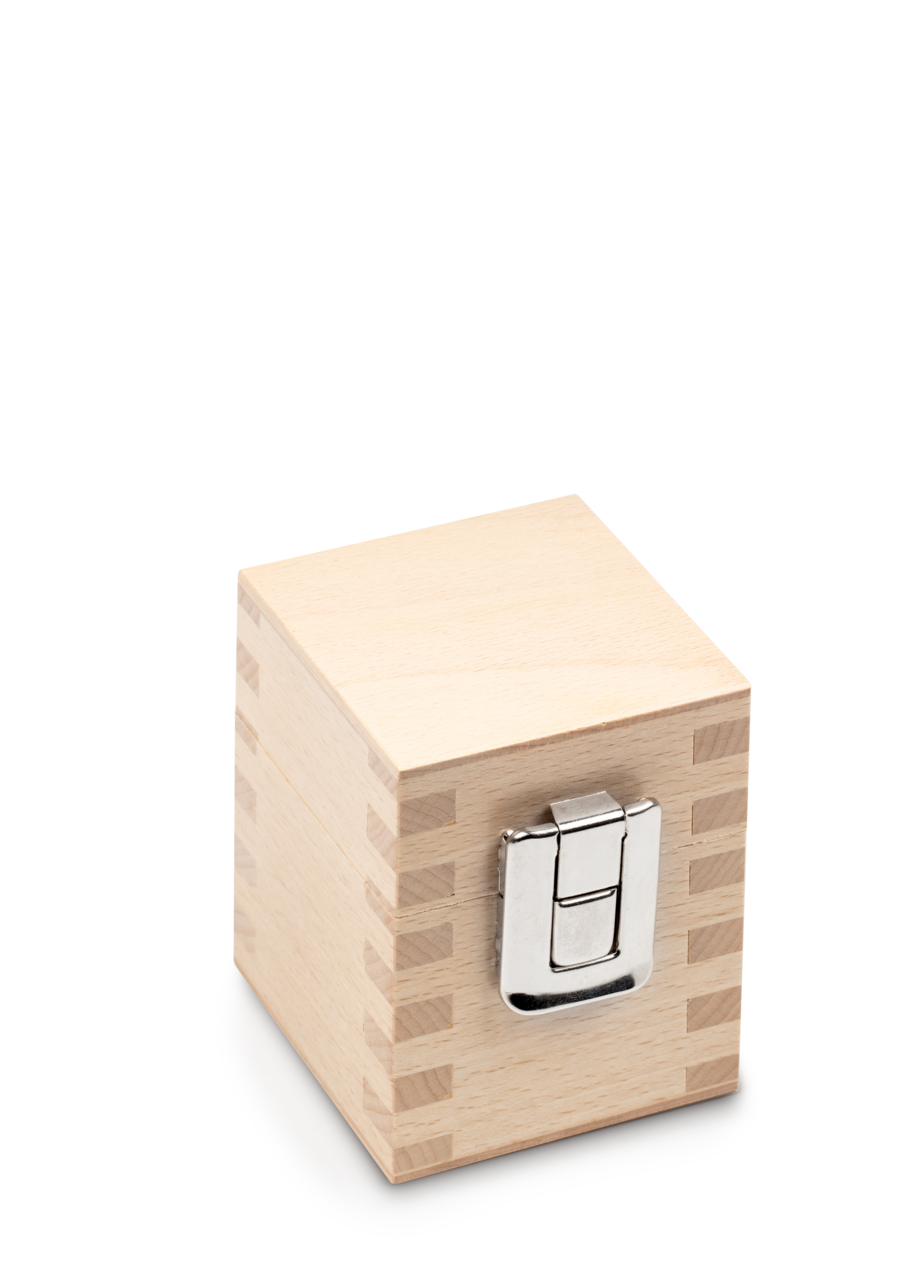 KERN & SOHN 337-130-200 Wooden boxes, for nominal values 5 kg, for classes F2 + M1, for design Cylindrical/compact, Cases & Security