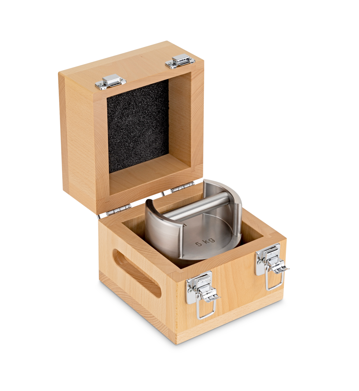 KERN & SOHN 337-131-200 Wooden boxes, for nominal values 5 kg, for classes F2 + M1, for design Check weight, Cases & Security
