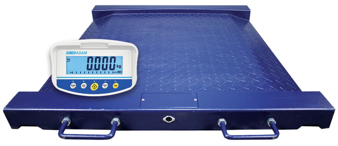 Adam Equipment PT 312 - 10 [AE403a] PT Platform AE410 Floor Scale, 4500 kg Capacity, 1.0 kg Readability, Rechargeable Battery, Backlit LCD - PT 312-10 [AE403a] - Weigh Platforms - Adam Equipment - Weighcore