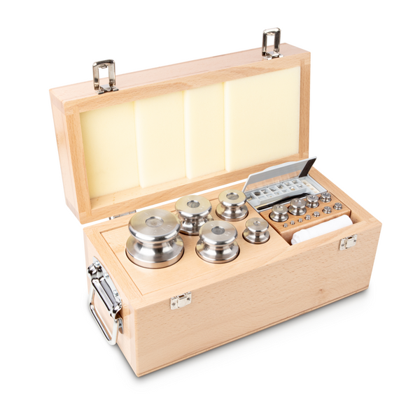 KERN & SOHN 343-08 OIML M1, 1 mg - 5 kg, Weight Set, in wooden case
