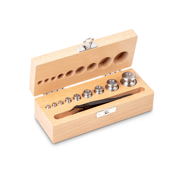 KERN & SOHN 354-02 OIML M2, 1 g - 50 g, Weight Set, in wooden case