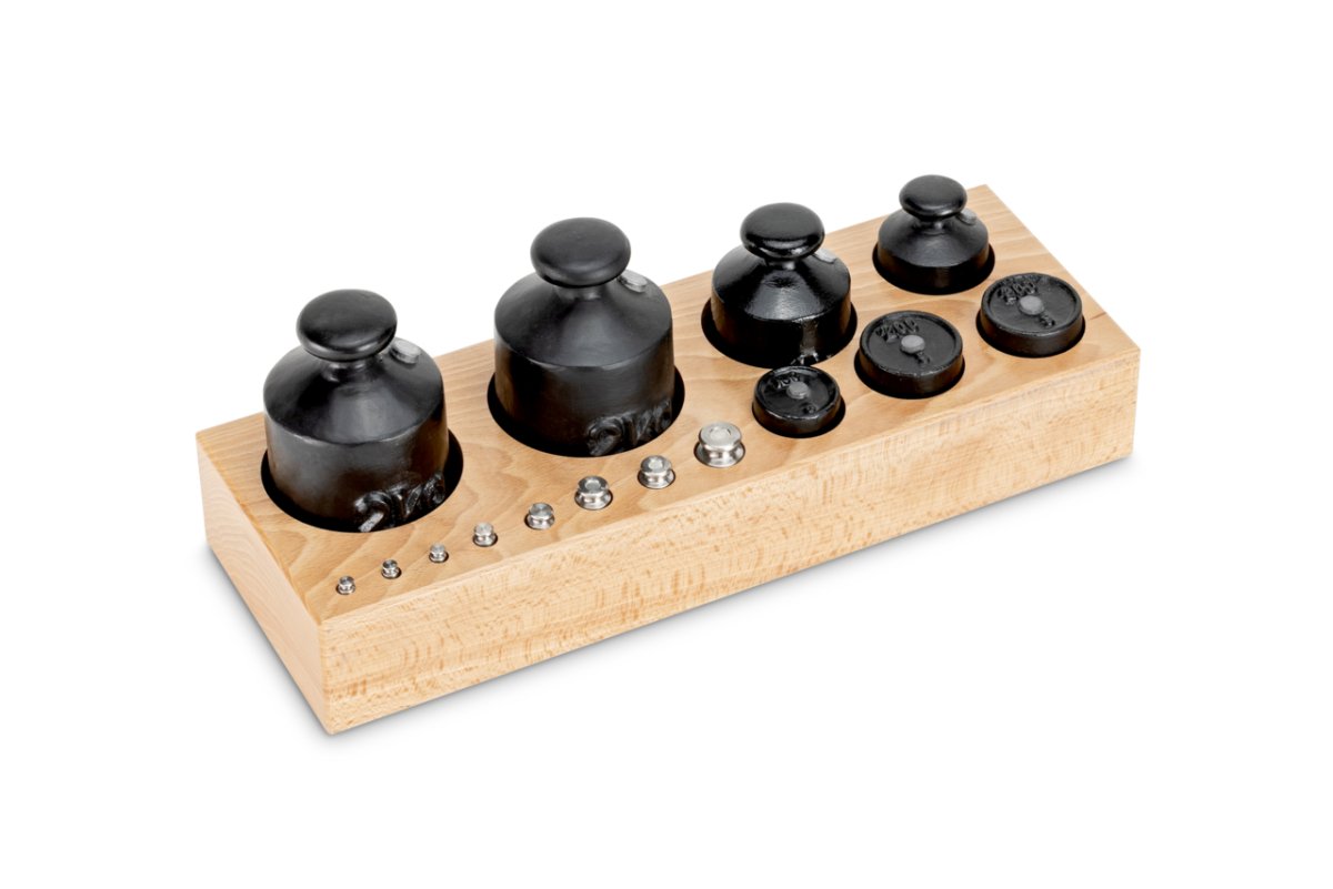 KERN & SOHN 362-970-300 Wooden boxes, for nominal values 1 g - 2 kg, for classes M3, for design Cylindrical/compact, Cases & Security - 362-970-300 - Accessories - KERN & SOHN - Weighcore