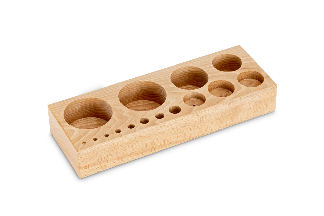 KERN & SOHN 362-970-300 Wooden boxes, for nominal values 1 g - 2 kg, for classes M3, for design Cylindrical/compact, Cases & Security