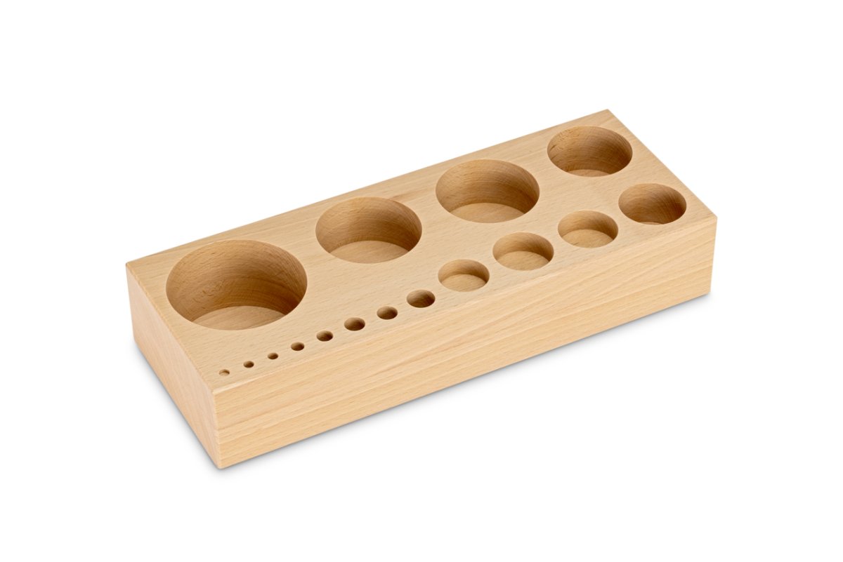 KERN & SOHN 362-980-300 Wooden boxes, for nominal values 1 g - 5 kg, for classes M3, for design Cylindrical/compact, Cases & Security - 362-980-300 - Accessories - KERN & SOHN - Weighcore