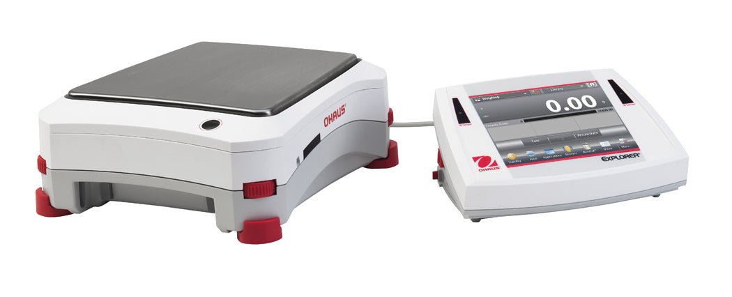 OHAUS EX2202N/E Explorer Precision Balance, 2,200g Capacity, 0.01g Readability, NTEP Certified, Touchscreen - EX2202N/E - Precision Balances - Ohaus - Weighcore