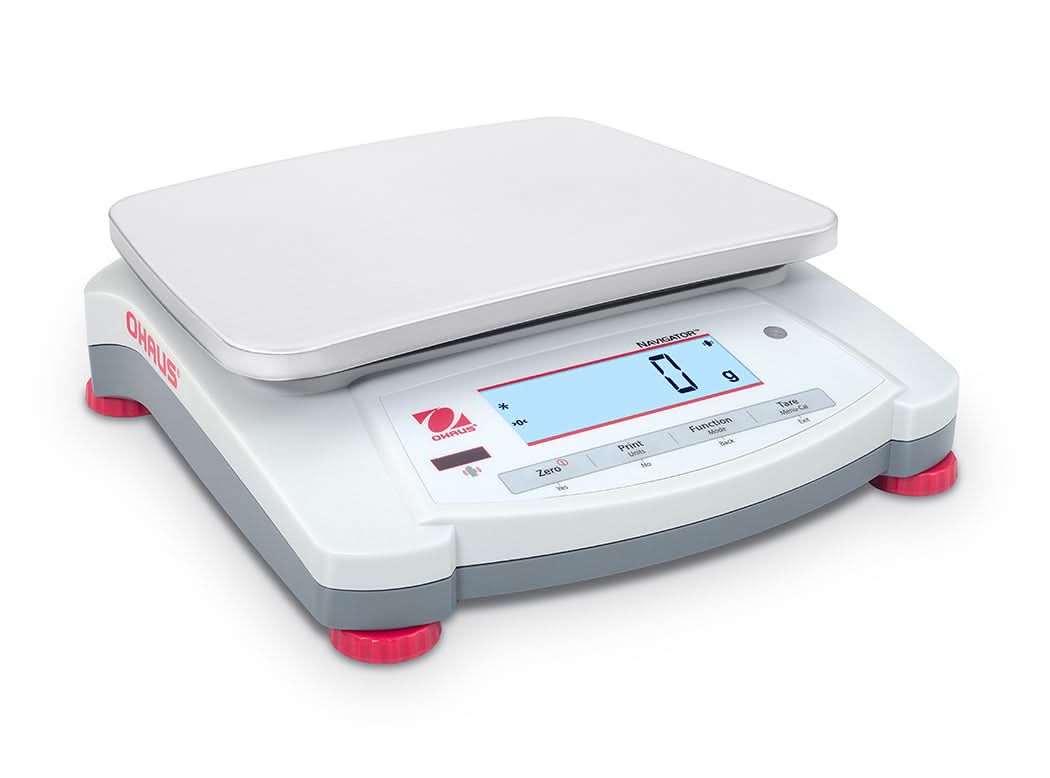 OHAUS NVT6201 AM Navigator Portable Balance, 6200g Capacity, 0.1g Readability, USB Connectivity - NVT6201 AM - Portable Balances - Ohaus - Weighcore