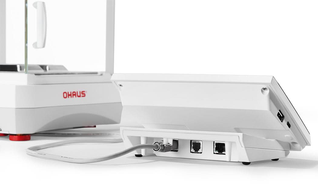 OHAUS EXP125D/AD Explorer EXP Semi - Micro Balance, 82 g/120 g Capacity, 0.01 mg/0.1 mg Readability, AutoCal, Touchscreen - EXP125D/AD - Semi - Micro Balances - Ohaus - Weighcore
