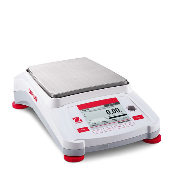OHAUS AX2202 Adventurer Precision Balance, 2200g Capacity, 0.01g Readability, AutoCal, GLP/GMP