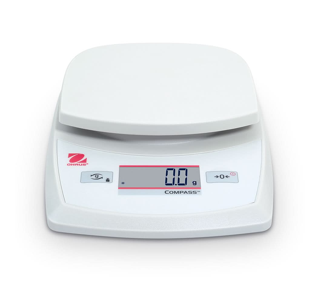 OHAUS CR621 Compass CR Portable Balance, 620g Capacity, 0.1g Readability, Stackable Slim Design - CR621 - Portable Balances - Ohaus - Weighcore